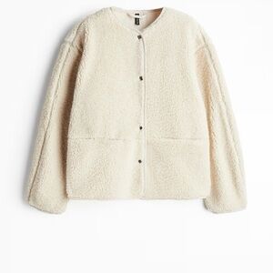 H&M Cream Teddy Jacket